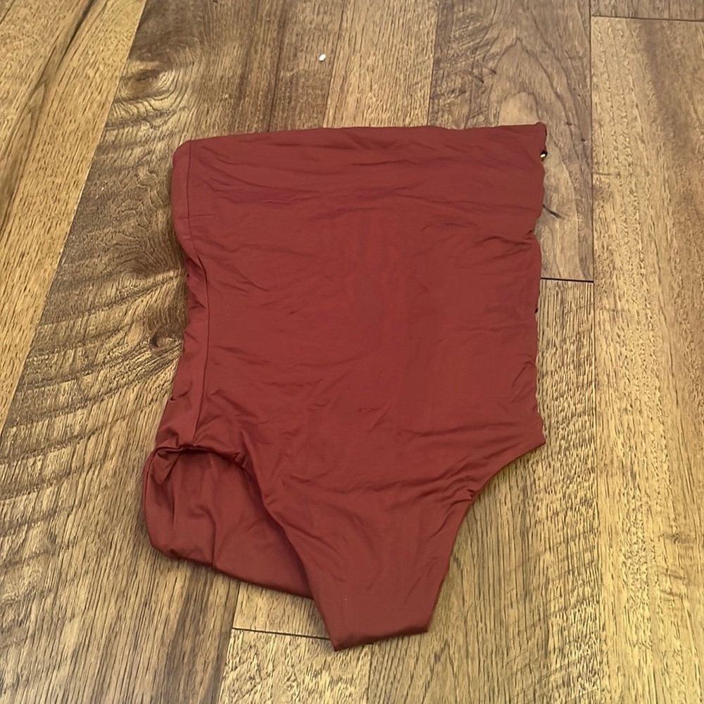 Blue Life Woman’s Brown One Piece Bathing Suit Size S